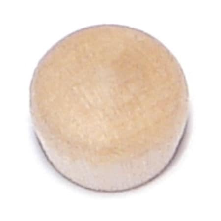 Midwest Fastener 3/8" Birch Wood Round Head Plugs 100PK 08890
